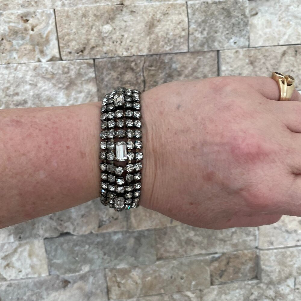 Weiss Vintage Rhinestone Bracelet